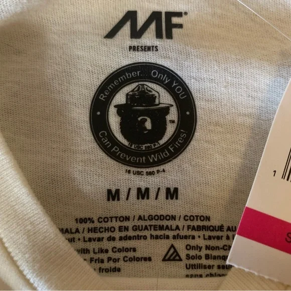 MF Brands Smokey The Bear T-shirt - Picture 3 of 3